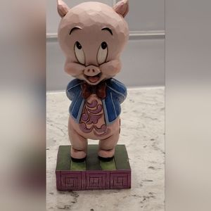 Jim Shore Loony Toons Its p-p-p porky pig